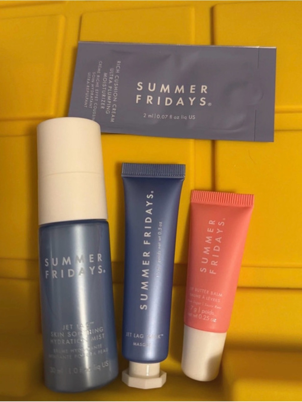 Summer Fridays Blue & Pink Skincare Kit